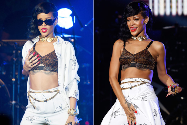 Rihanna cũng là một trong những 'bậc thầy' gây chú ý 